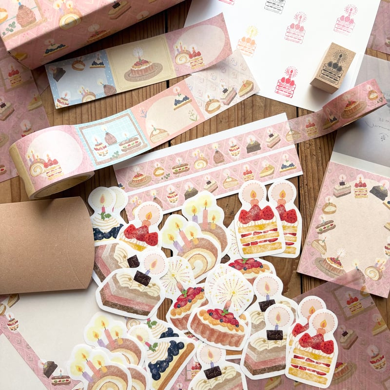 阪急文具の博覧会2025 merinomi限定BOX(ピンク)小さなケーキ屋さん 阪急文具の博覧会2025 merinomi限定BOX(ピンク)小さなケーキ屋