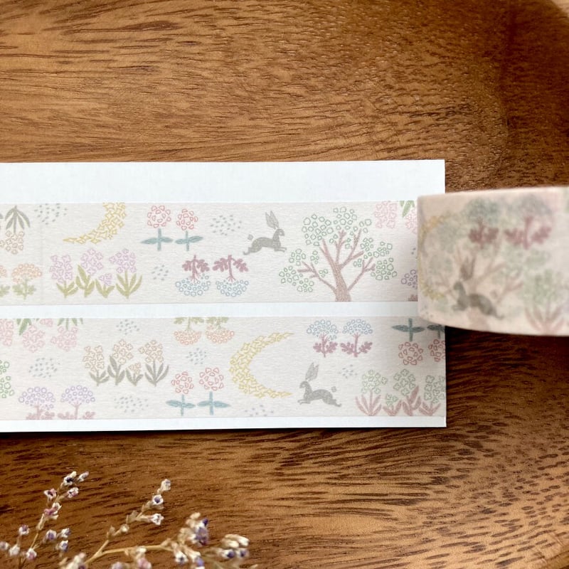 merinomi meriBUN　マスキングテープ マスキングテープ | 月夜の森うさぎ | merinomi | meriBUN STORE