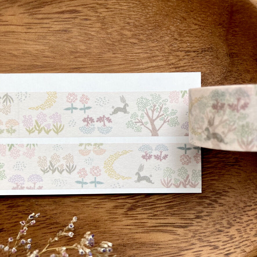マスキングテープ | 月夜の森うさぎ | merinomi | meriBUN STORE