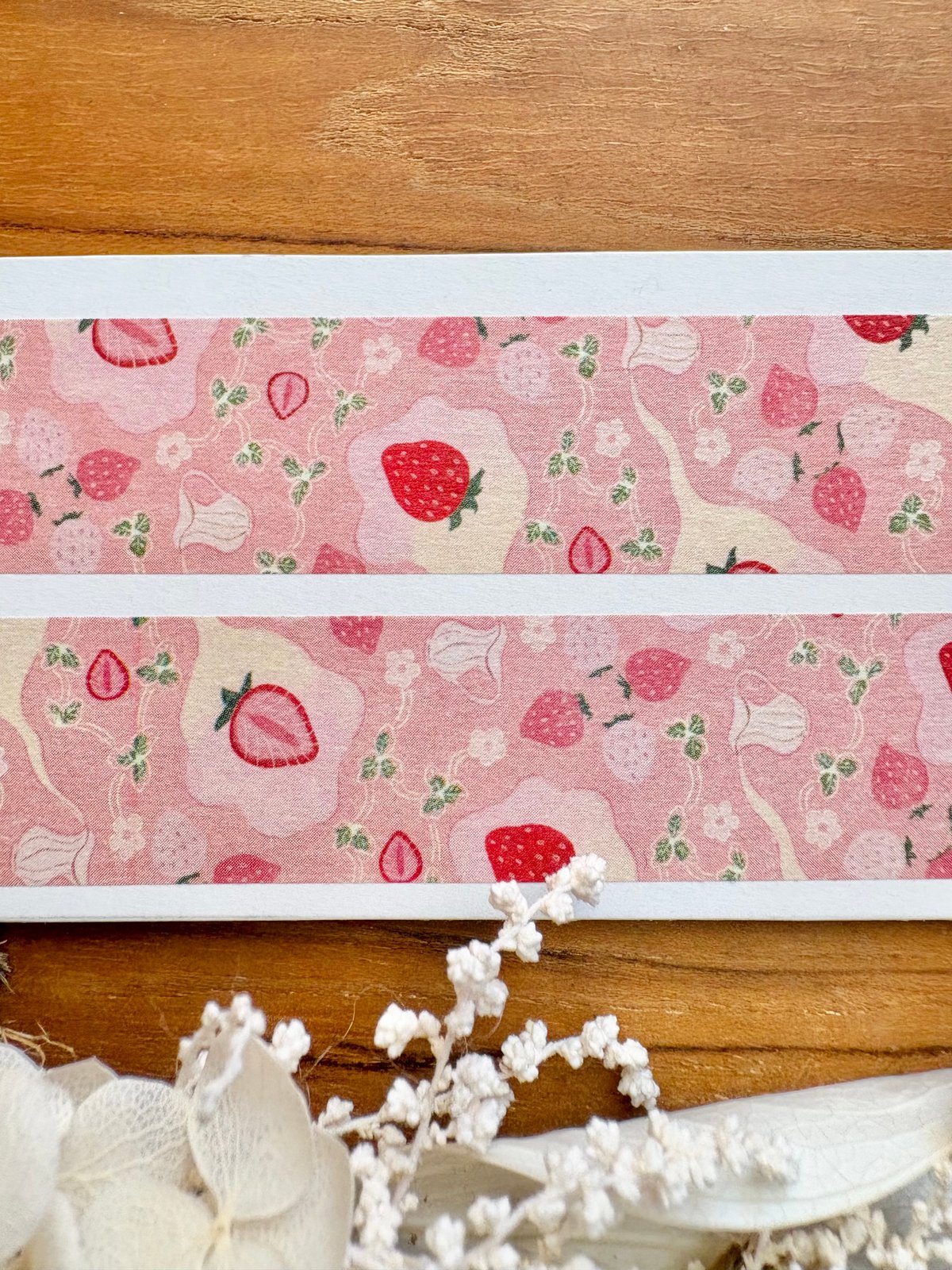 ☆新作☆【いちごミルク】透ける模様紙＋マステセット | merinomi