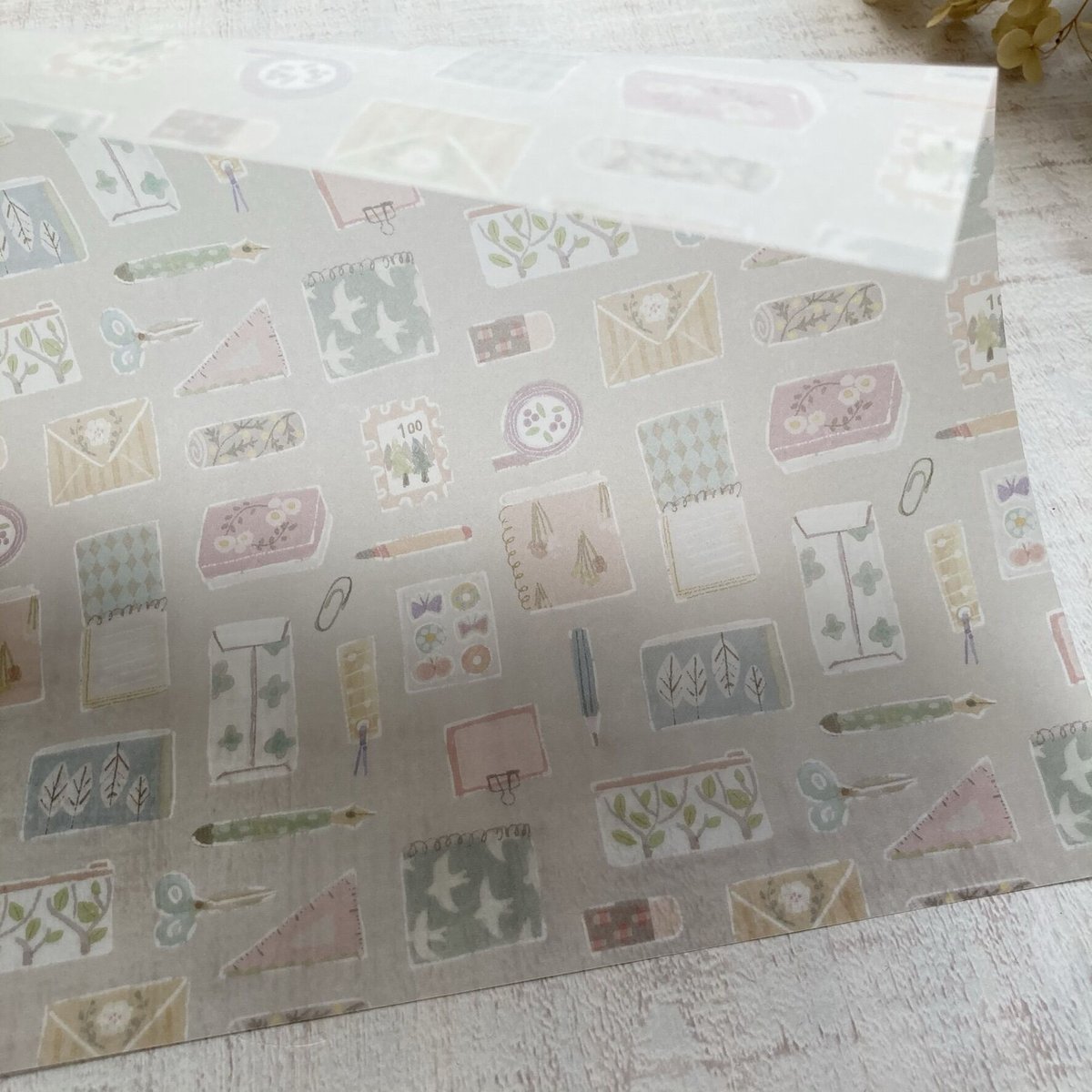 透ける模様紙 | stationery | merinomi | meriBUN STORE