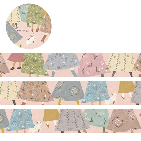オカッパラバー まがら さま♡マスキングテープ 4本