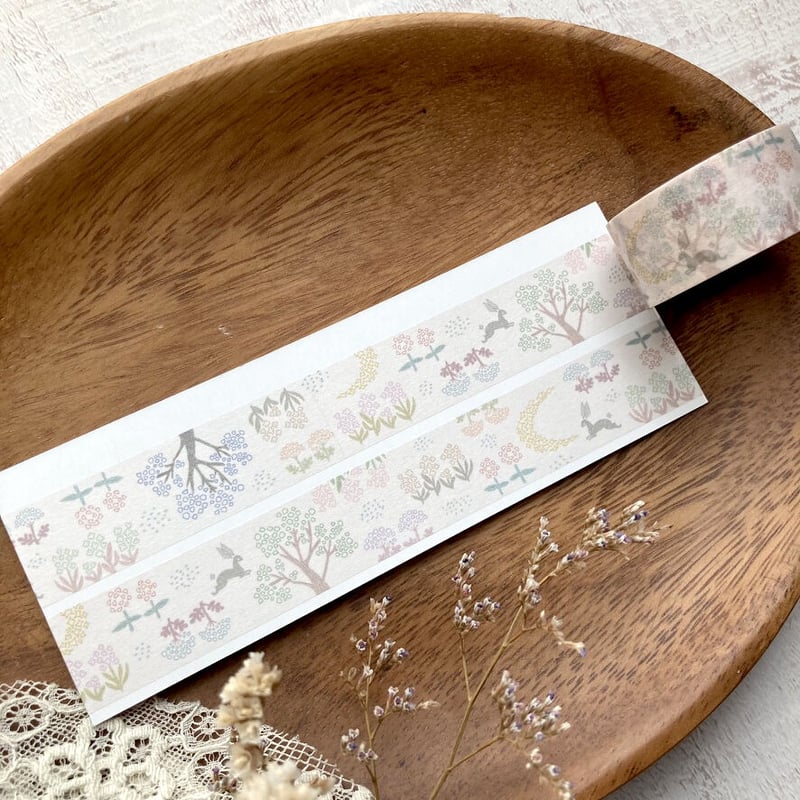 マスキングテープ | 月夜の森うさぎ | merinomi | meriBUN STORE