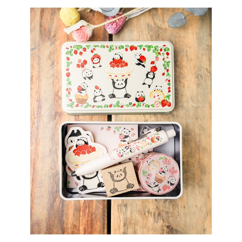 パンダいちご缶 | meriBUN | meriBUN STORE