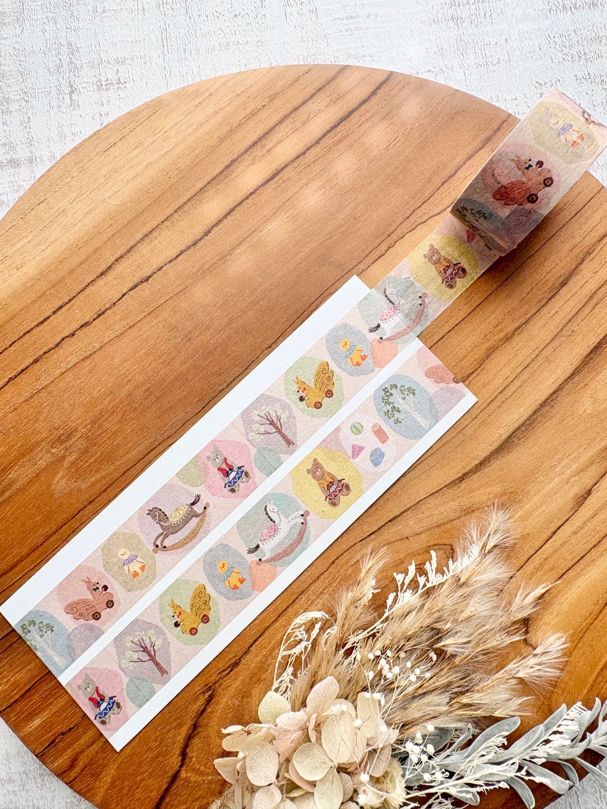 meriBUN/merinomi マステ20個＆透ける模様紙20枚お得セットB おもちゃの国】透ける模様紙＋マステセット | merinomi | meriBUN STORE