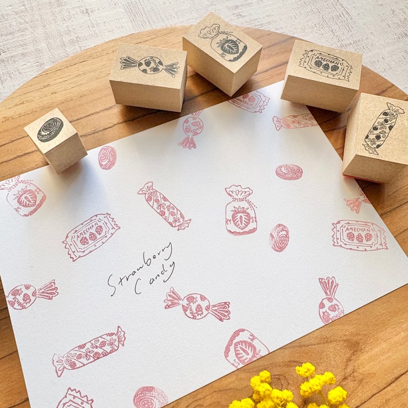 いちごキャンディー はんこ | merinomi | meriBUN STORE