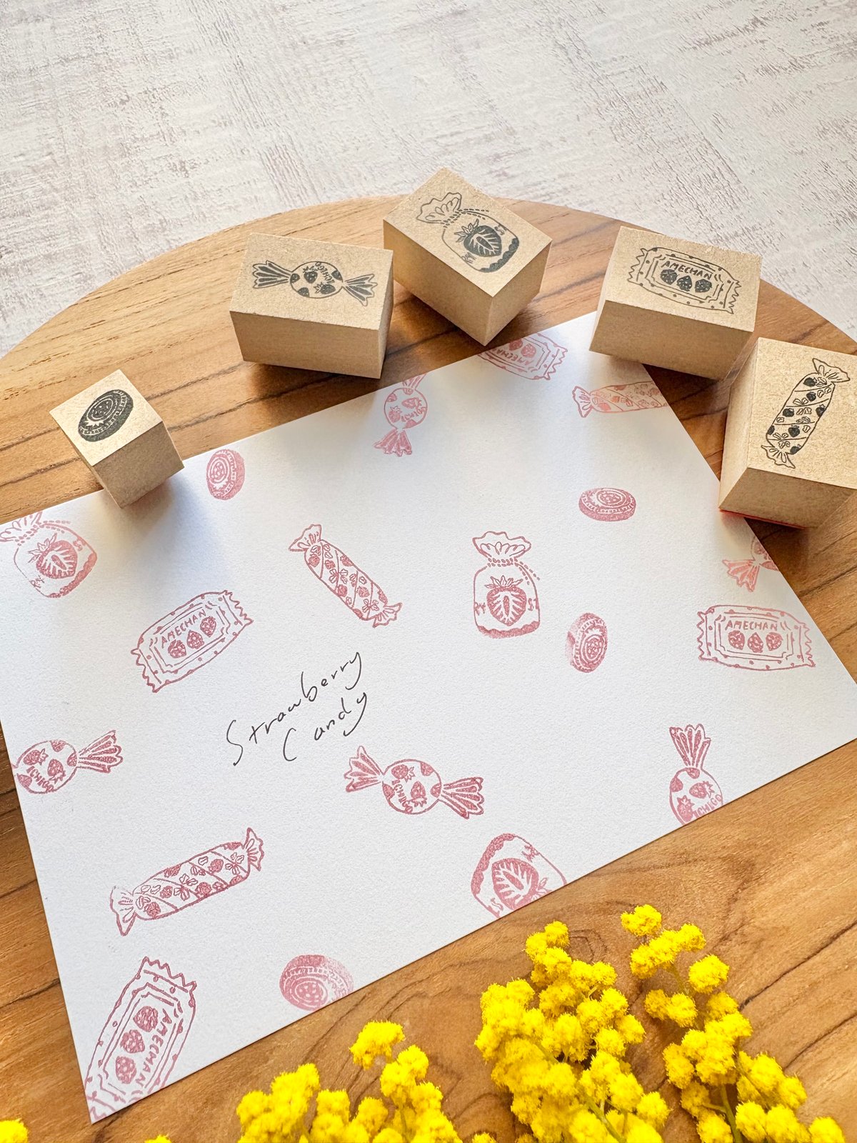 いちごキャンディー はんこ | merinomi | meriBUN STORE