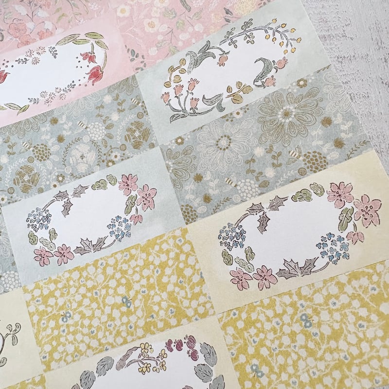 ミ*読様 【お花マステセット】装飾マステ 新品 11巻 まとめ売り お花】ちぎり箋＋マステセット | merinomi | meriBUN STORE