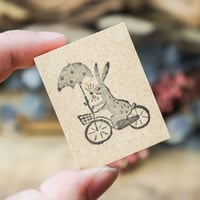 ニュアンスはんこ |  チャリンコ（ウサギ）  | meriBUN