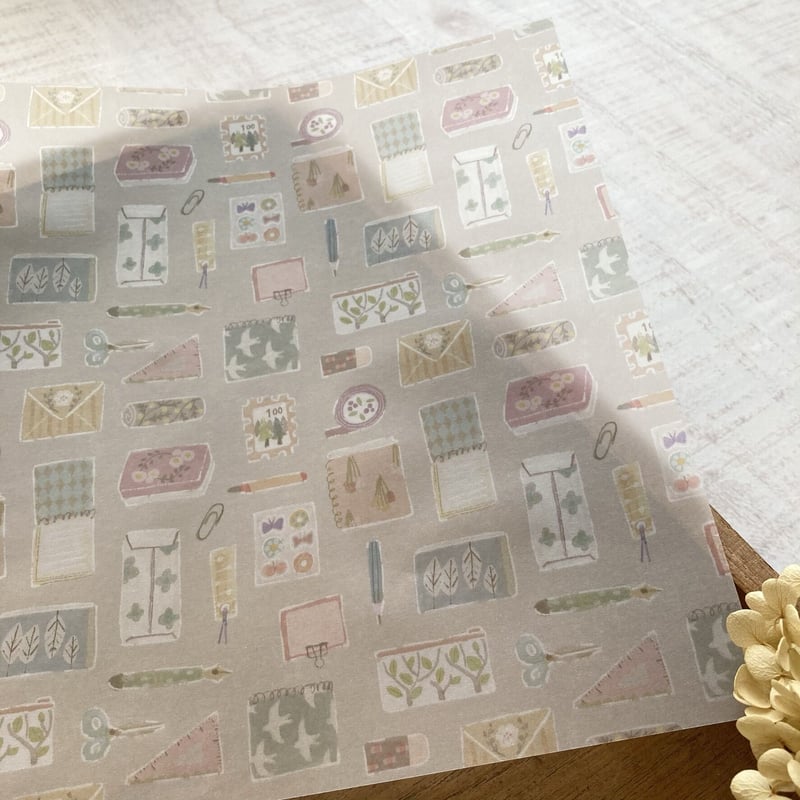 透ける模様紙 | stationery | merinomi | meriBUN STORE