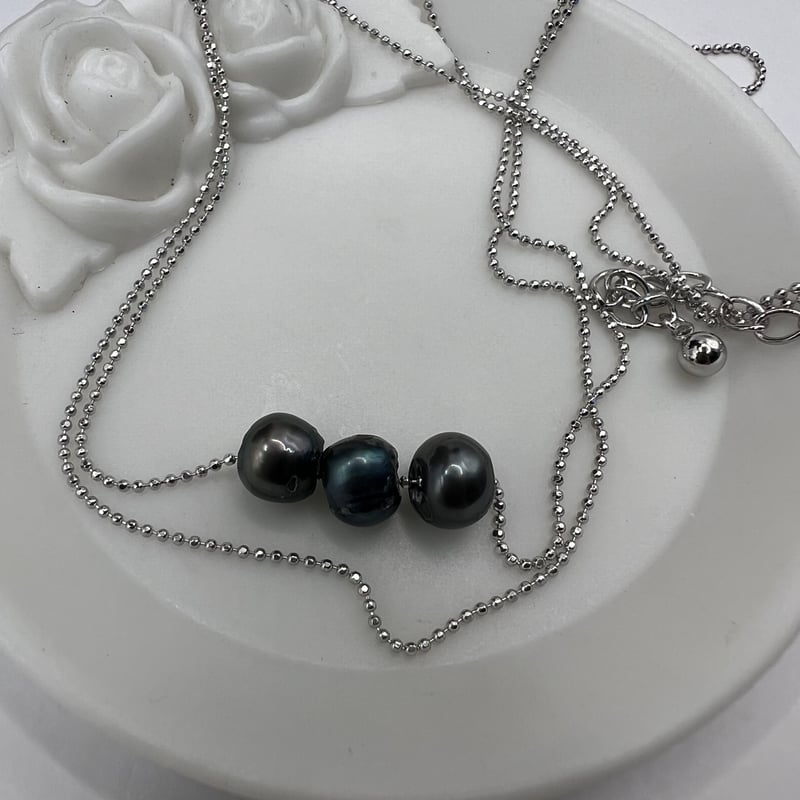 本真珠 淡水パール バロック 2連 ネックレス | KYOUKO jewelry STORE