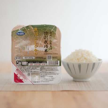 産地限定南魚沼 特別栽培米 魚沼こしひかり　200g×24個入