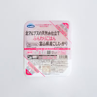 北アルプスの天然水仕立て ふんわりごはん 富山県産こしひかり 120g 2食3P×8袋入