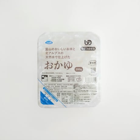 富山のおいしいお米と北アルプスの天然水で仕上げたおかゆ 200g×8個入