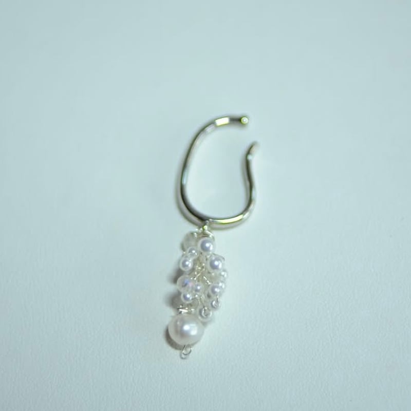 JUTIQU イヤーカフ パール シルバー JUTIQU イヤーカフ パール シルバー