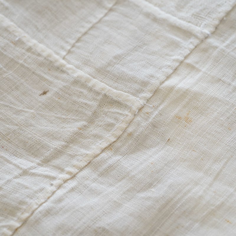 ポジャギ アンティーク 白 006（正方形） | KENOHI