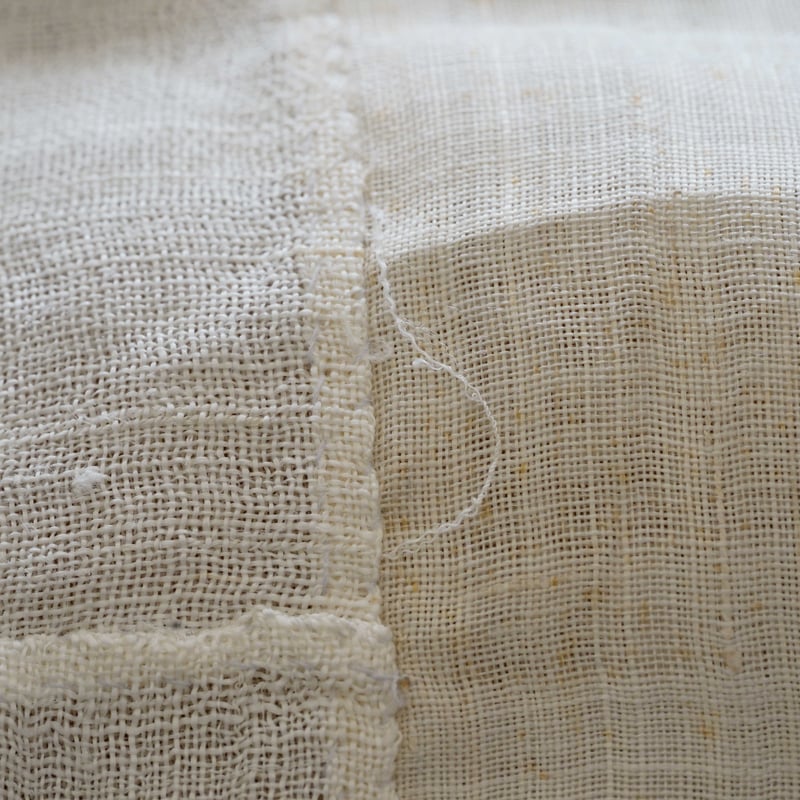 ポジャギ アンティーク 白 006（正方形） | KENOHI