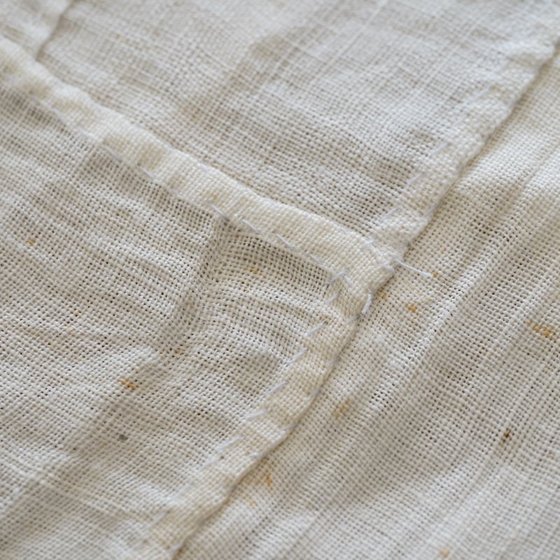 ポジャギ アンティーク 白 006（正方形） | KENOHI