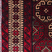 トライバルラグ　バルーチ　016　77 × 63