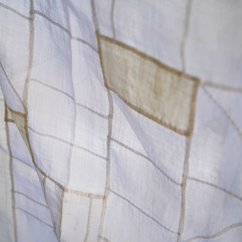 ポジャギ アンティーク 白 006（正方形） | KENOHI