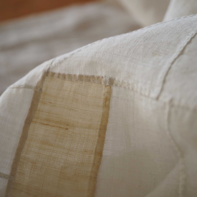 ポジャギ アンティーク 白 006（正方形） | KENOHI