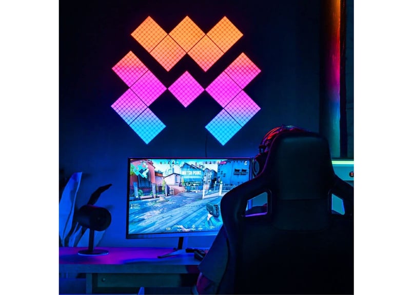 Twinkly Squares スターターキット アプリコントロールLEDパネル