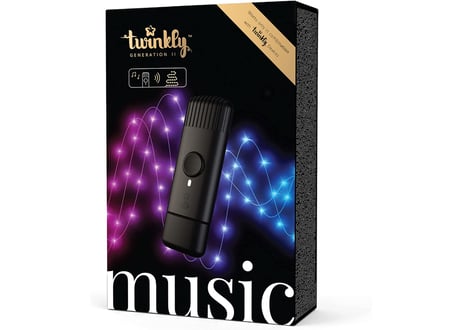Twinkly Musicドングル　BluetoothとWi-Fiによるサウンドセンサー USB電源 キラキラスマートLEDライト用 音楽と同期