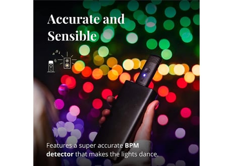 Twinkly Musicドングル　BluetoothとWi-Fiによるサウンドセンサー USB電源 キラキラスマートLEDライト用 音楽と同期