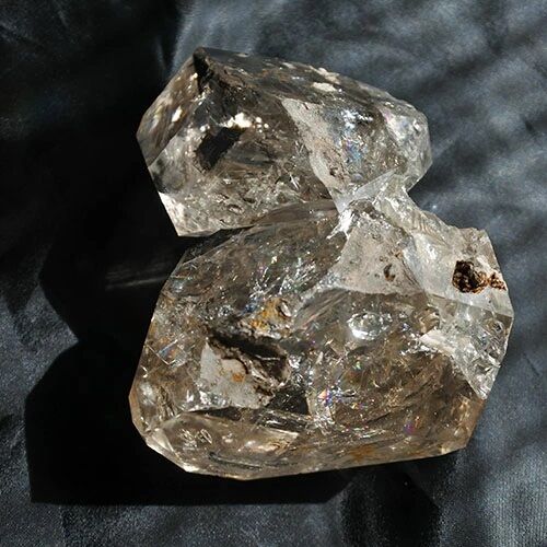 ハーキマーダイヤモンド ツイン水晶 原石 クォーツクリスタル ソウル
