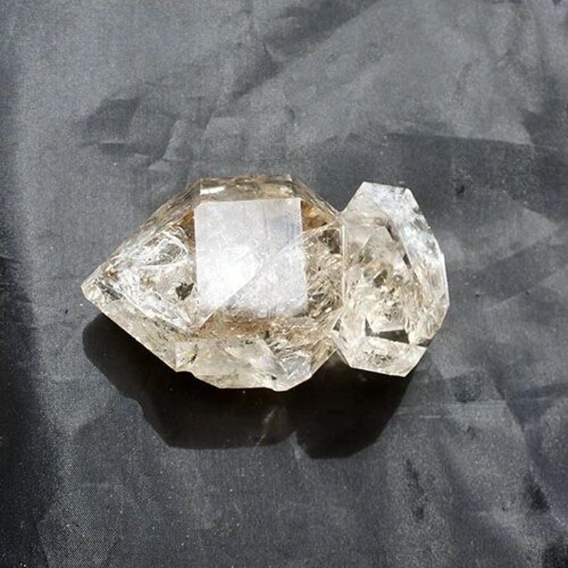 天然石　ニューヨーク産　ハーキマーダイヤモンド　原石　ハーキマー　水晶　クォーツ ハーキマーダイヤモンドツイン水晶原石クォーツクリスタル