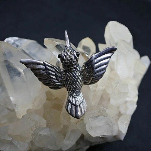 ヴィンテージ　ハチドリ　リング　指輪 ハチドリと星のリング【受注制作 1ヶ月以内に発送】 | ehonno.