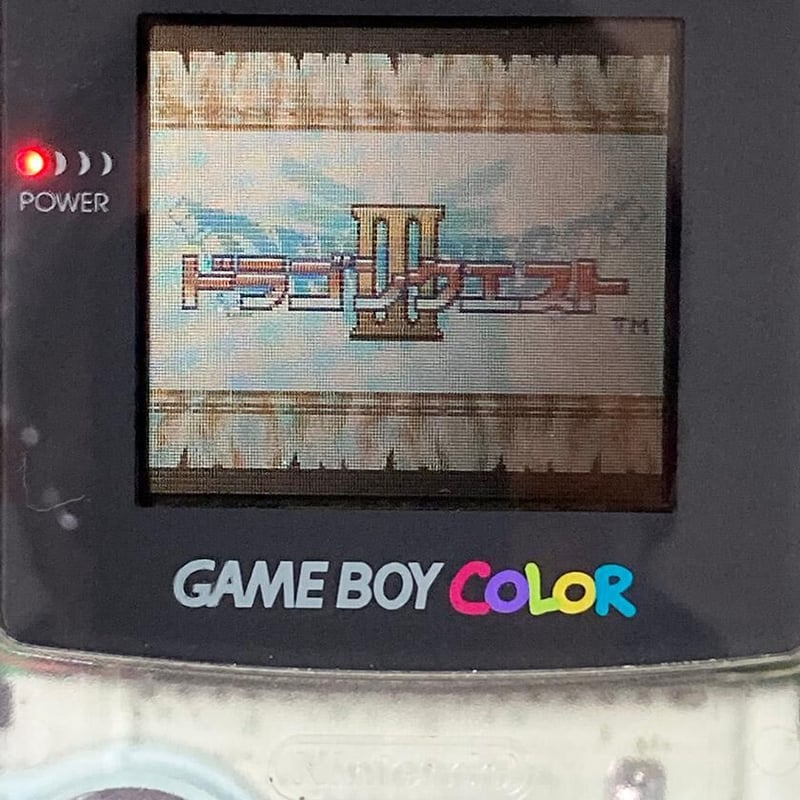 ゲームボーイカラー クリア(GAME BOY COLOR) クリア 単三電池2本付き