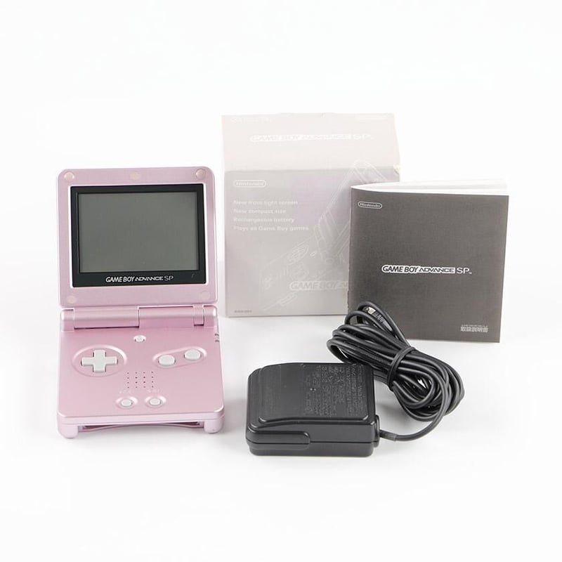 ゲームボーイアドバンスSP パールピンク(GAME BOY ADVANCE SP) 本体 美