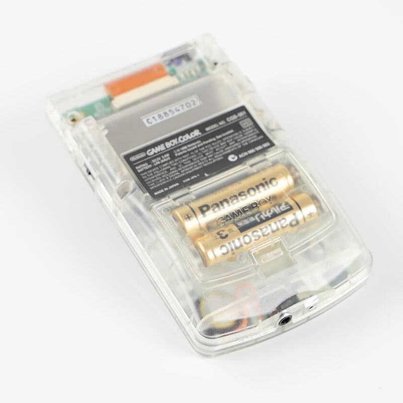 ゲームボーイカラー クリア(GAME BOY COLOR) クリア 単三電池2本付き