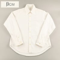 90’s PPCM ピーピーシーエム ビックカラーシャツ Mサイズ ホワイト ジャンク商品