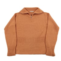 90’s COMPTOIR DES COTONNIERS コントワー・デ・コトニエ レディースニットジップセーター フリーサイズ オレンジ（ジャンク商品）