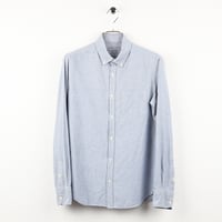 INCERTUS インケルトゥス メンズ 長袖オックスフォードボタンダウンシャツ Lサイズ（着用実感はMサイズの小さめです） ブルー