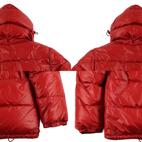00’s MONCLER モンクレール KARAKORUM(カラコルム) 00(XS)メンズサイズ レッド（ジャンク商品）（女性の方用に仕入れた商品です）