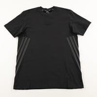 未使用タグ付き adidas アディダス 半袖Tシャツフューチャーアイコン3ストライプス IC8248 Sサイズ ブラック / ブラック