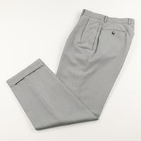 90’s PERIPHERIQUE ペリフェリック 2インタックテーパードパンツ 36サイズ 杢ライトグレー ジャンク商品