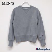 チャンピオン Champion クルーネックスウェットシャツ 吊り編みスウェット グレー サイズ M