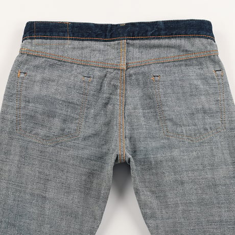 OMNIGOD オムニゴッド レディースタイトストレートデニムパンツ 2(M) インディゴブルー（ジャンク商品）