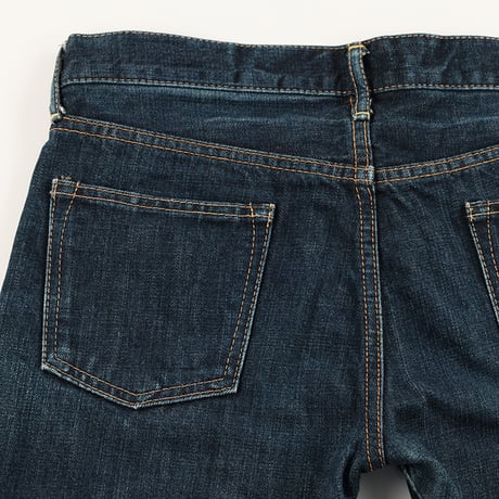 OMNIGOD オムニゴッド レディースタイトストレートデニムパンツ 2(M) インディゴブルー（ジャンク商品）