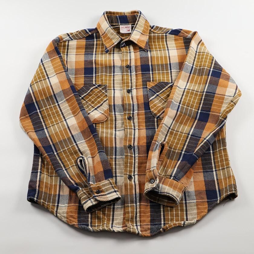 70s BIGMAC ヘビーネルシャツ レアカラー 好配色 BIGMAC ネルシャツ 70s 配色最高！ 70s BIGMAC ヘビーネルシャツ レア