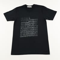 dots wear design ドッツウェアーデザイン 半袖プリントTシャツ 1(M)サイズ ブラック