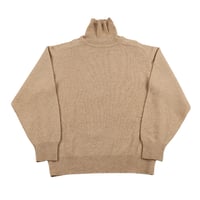 80’s STONE FREE ストーンフリー ラムウールタートルネックセーター  Mサイズ 杢ベージュ（ジャンク商品）