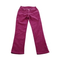 00’s Harriss ハリス レディースブーツカットコーデュロイパンツ 38/30(M)サイズ パープル（ジャンク商品）