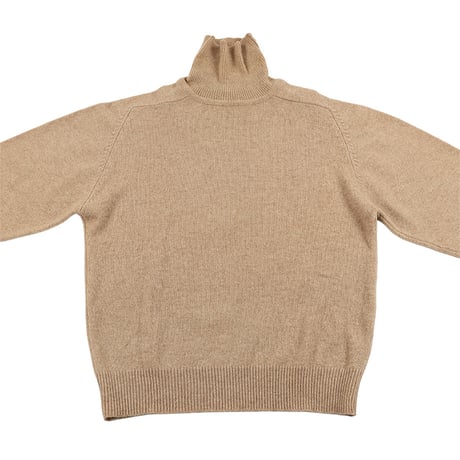 80’s STONE FREE ストーンフリー ラムウールタートルネックセーター  Mサイズ 杢ベージュ（ジャンク商品）