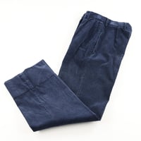 70’s MR.VAN ミスター ヴァン コーディロイ2タックパンツ Sサイズ(かなり細いです) ネイビー ジャンク商品