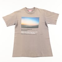 90’s クールテンポ（226 ECHO COOLTEMPO TOKYO）半袖プリントTシャツ ライトブラウンパープル anvil Sサイズ ジャンク商品